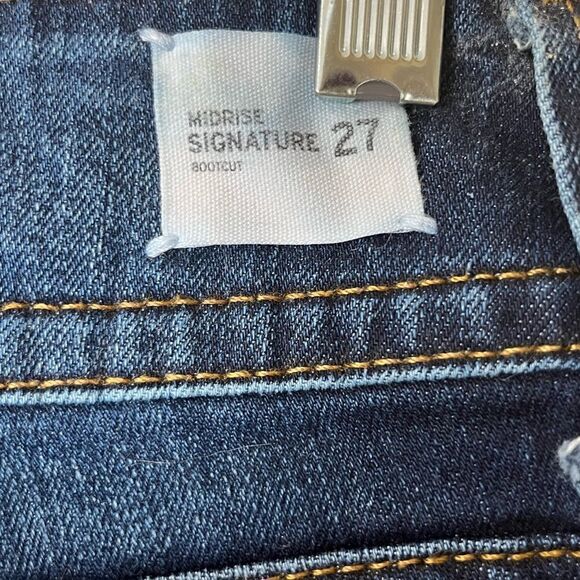 NWT HUDSON Midrise Signature Bootcut Jeans Blue Women’s Size 27 - Picture 5 of 8